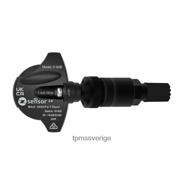 Däcktryckssensor BMW - jaguar oe utbyte tpms sensor - oe p/n c2d47173, fw931a159ab frekv 433mhz 40XT441053 metallventilskaft - svart